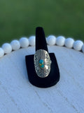 Concho Turquoise Ring