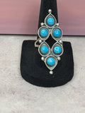 6 Stone Turquoise Ring