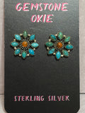 Turquoise and Mojave Studs