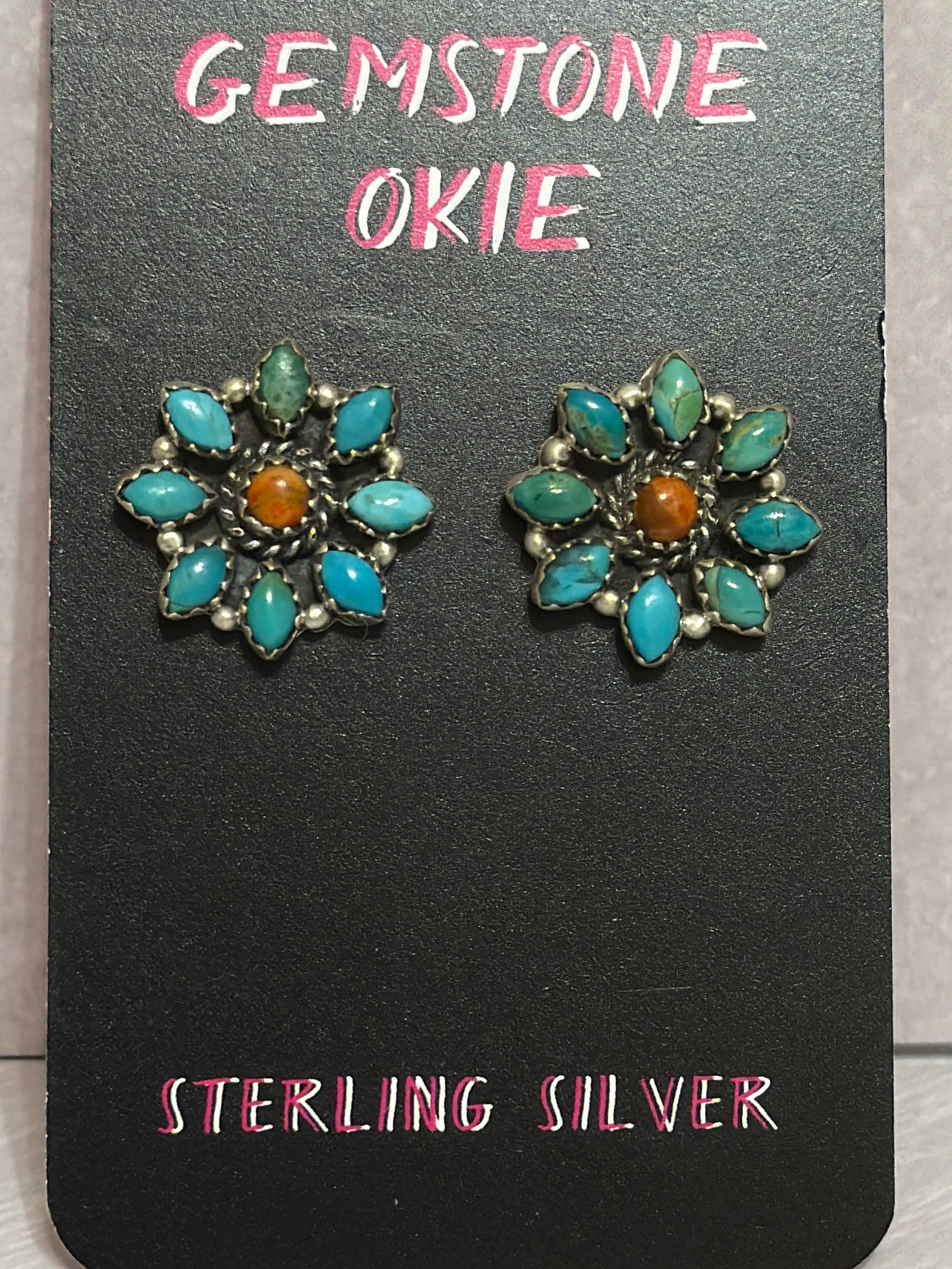 Turquoise and Mojave Studs