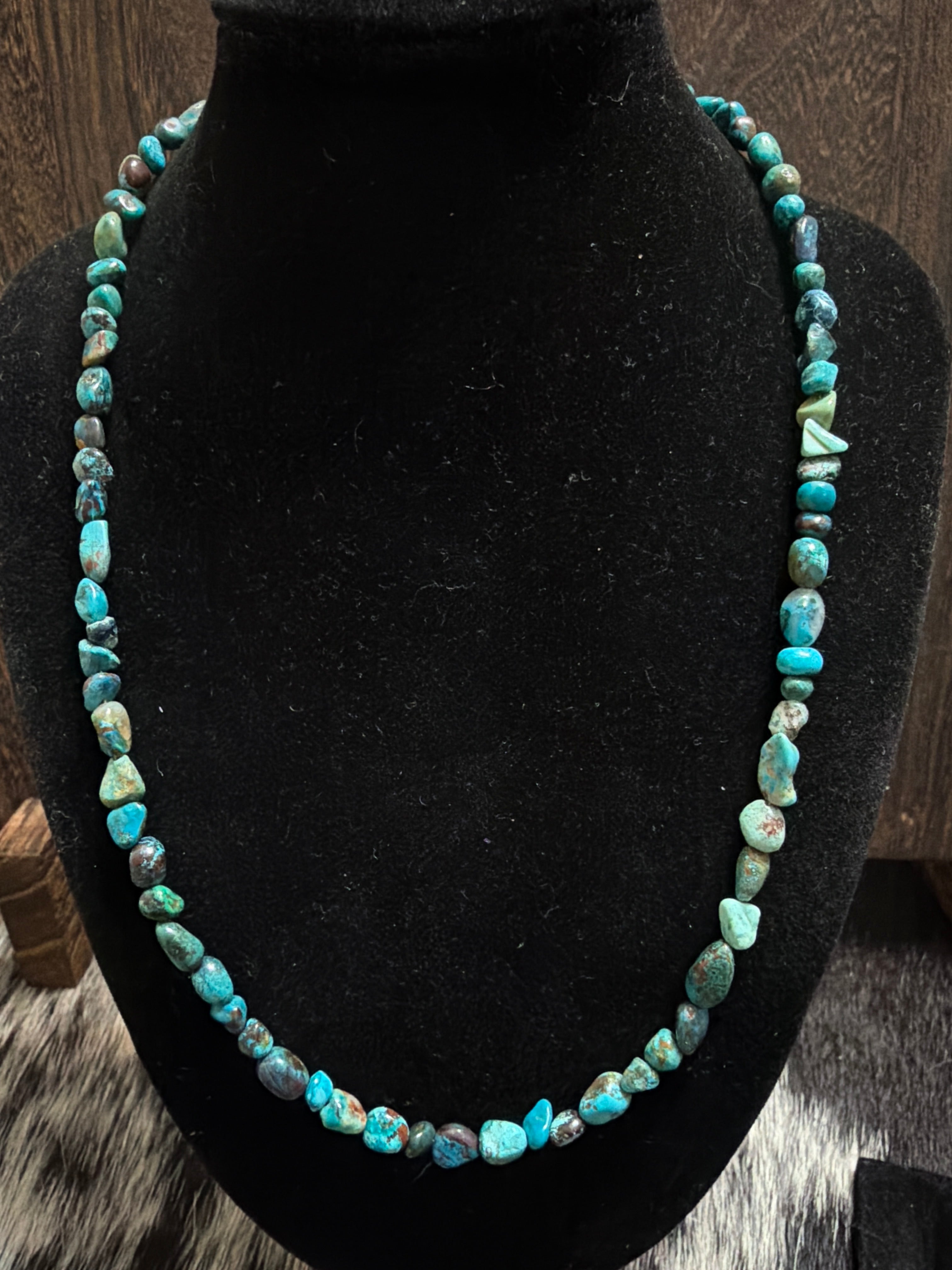 Turquoise Beads 18”