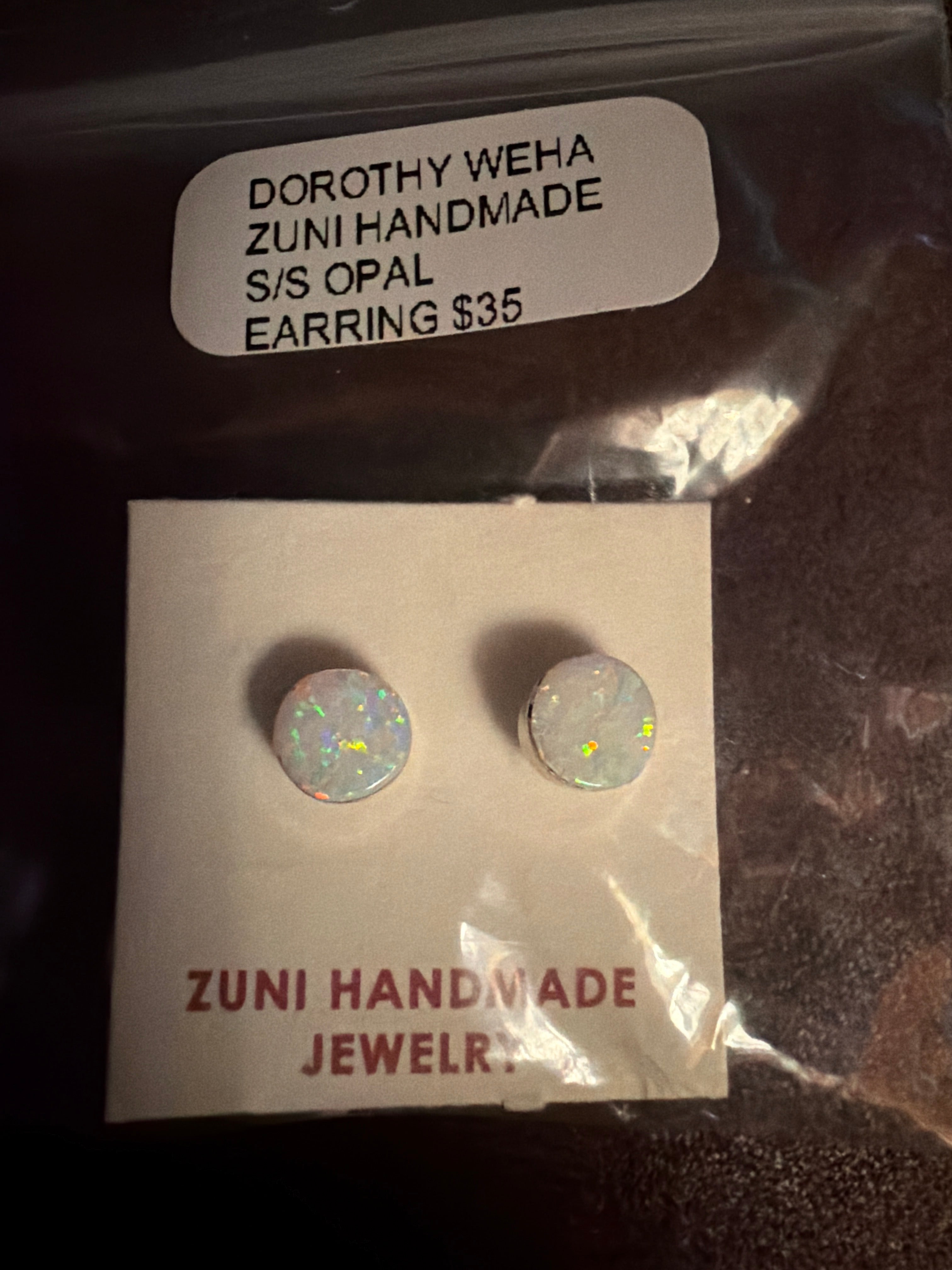 Whit Opal Studs