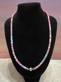 Cotton Candy Necklace 18”