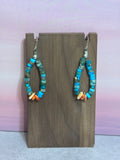 Turquoise and spiny earrings