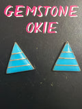 Turquoise Inlay Studs