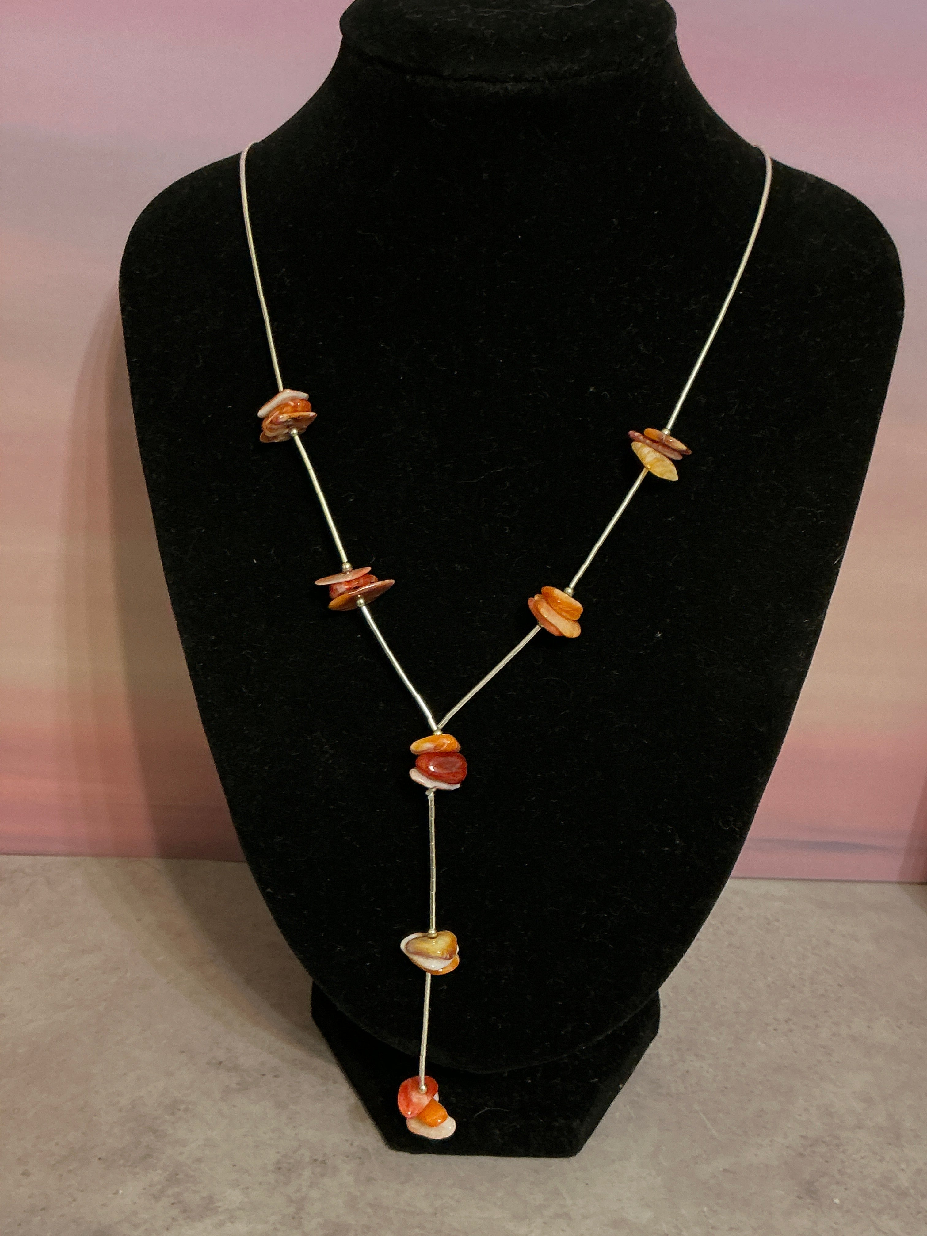 Orange Spiny Lariat