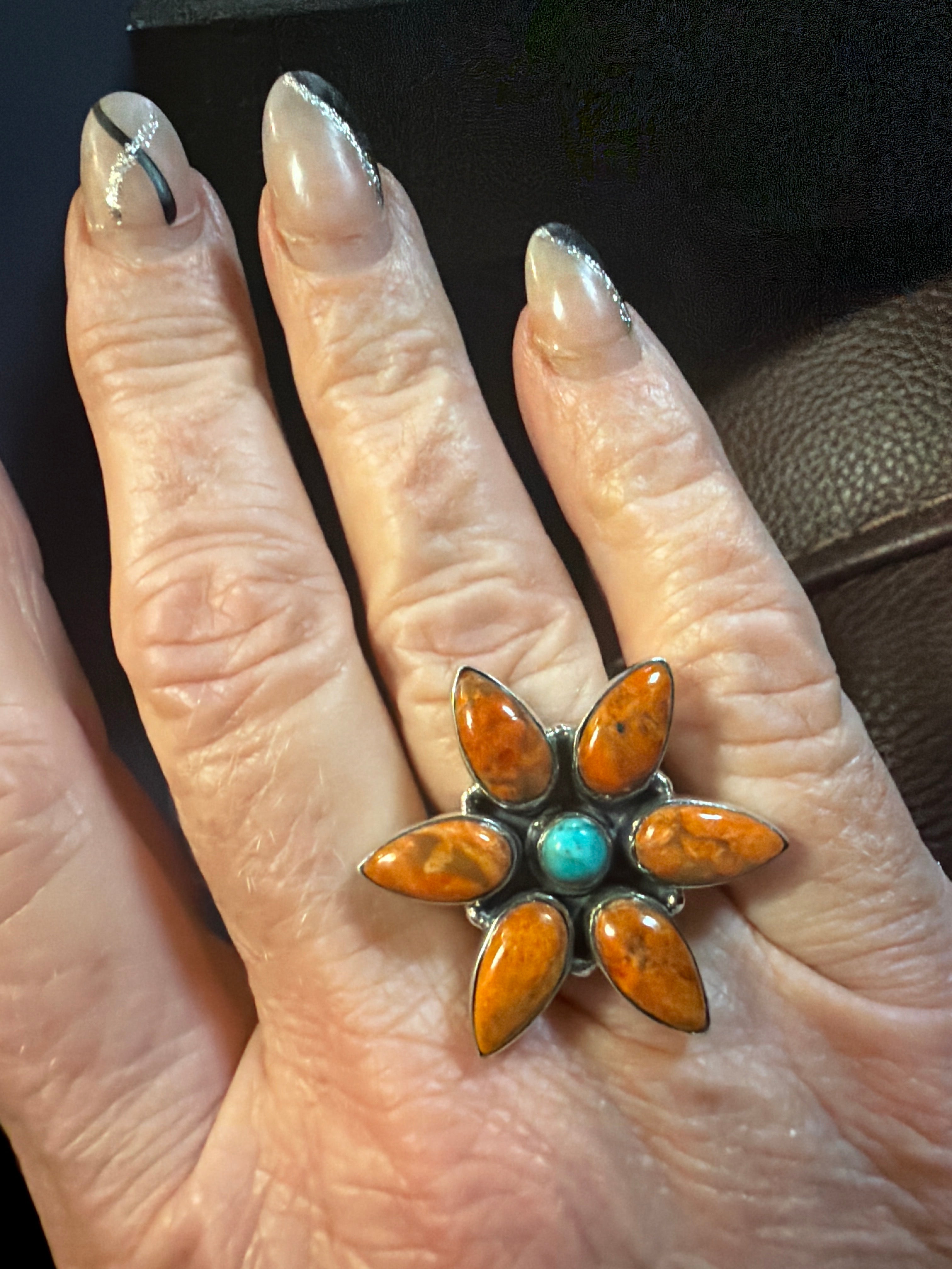 Spiny and Turquoise Ring