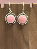 Pink Conch Dangles