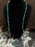 Turquoise Beads 24”