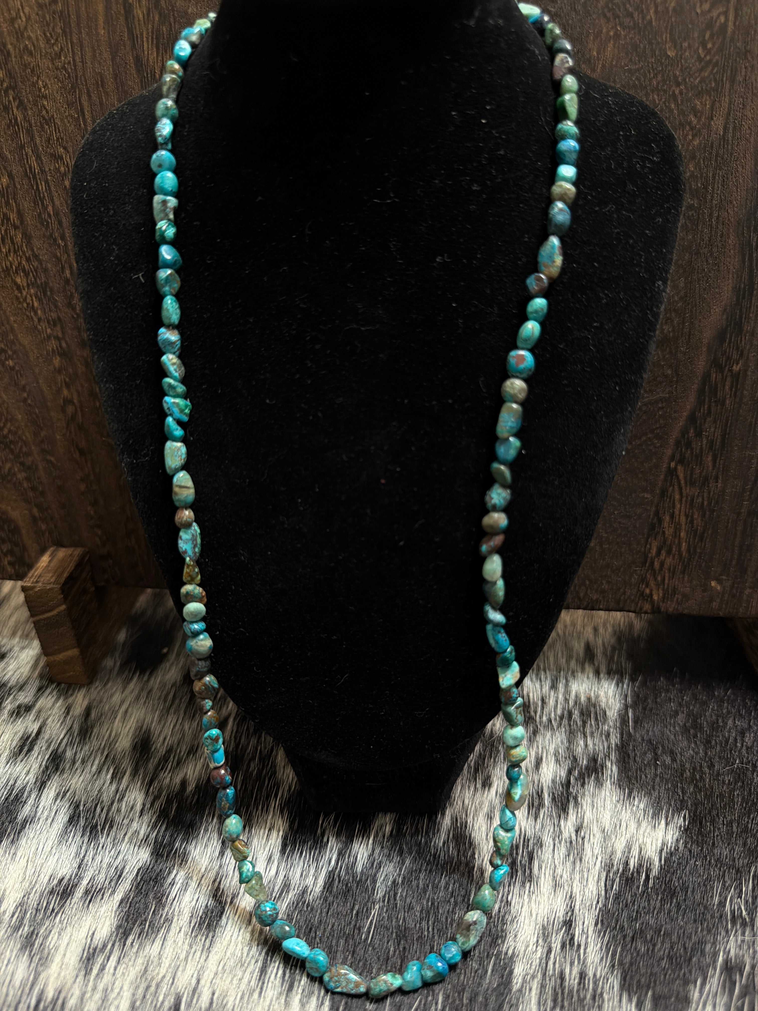 Turquoise Beads 24”