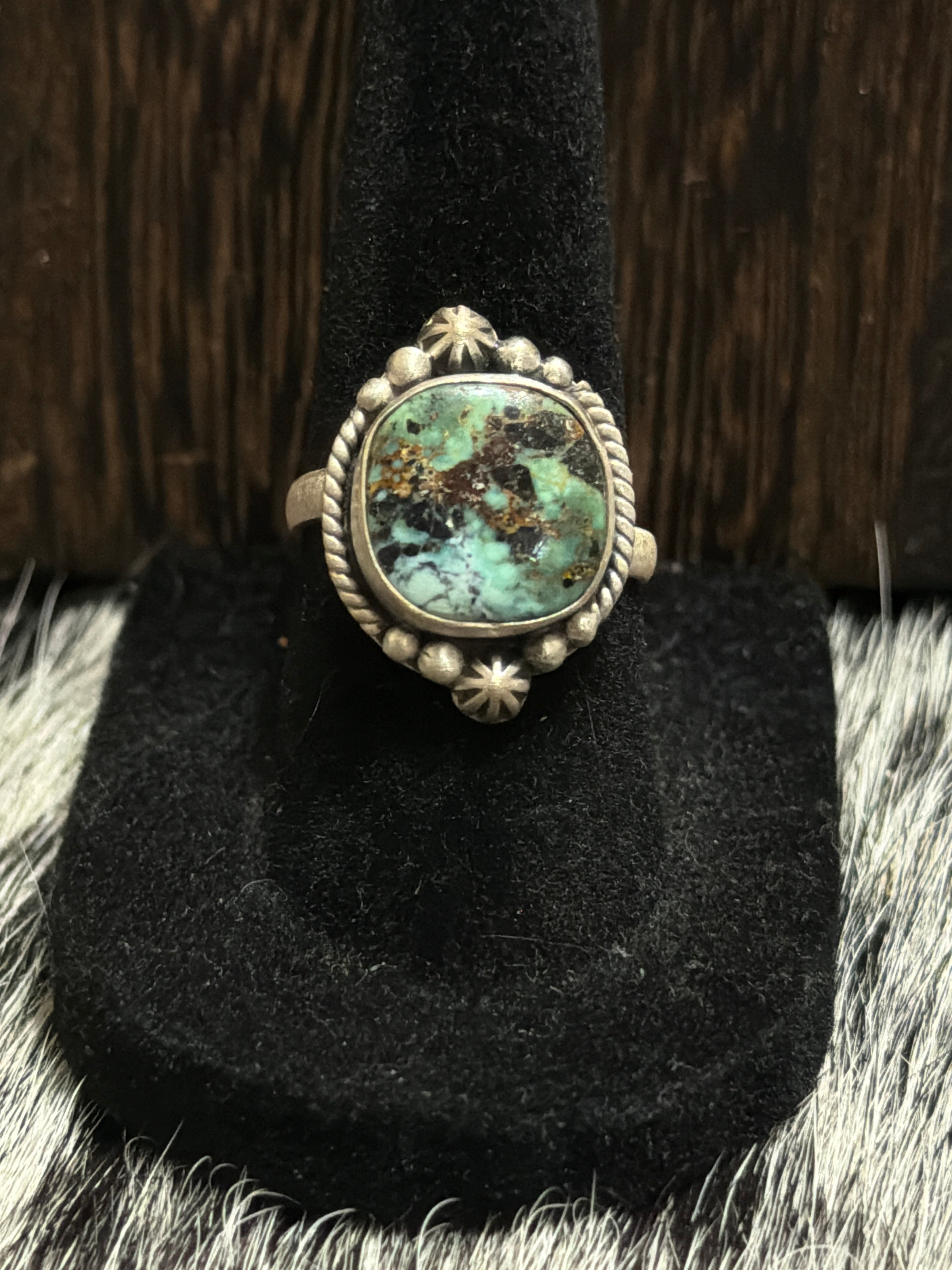 Mantis Variscite Ring