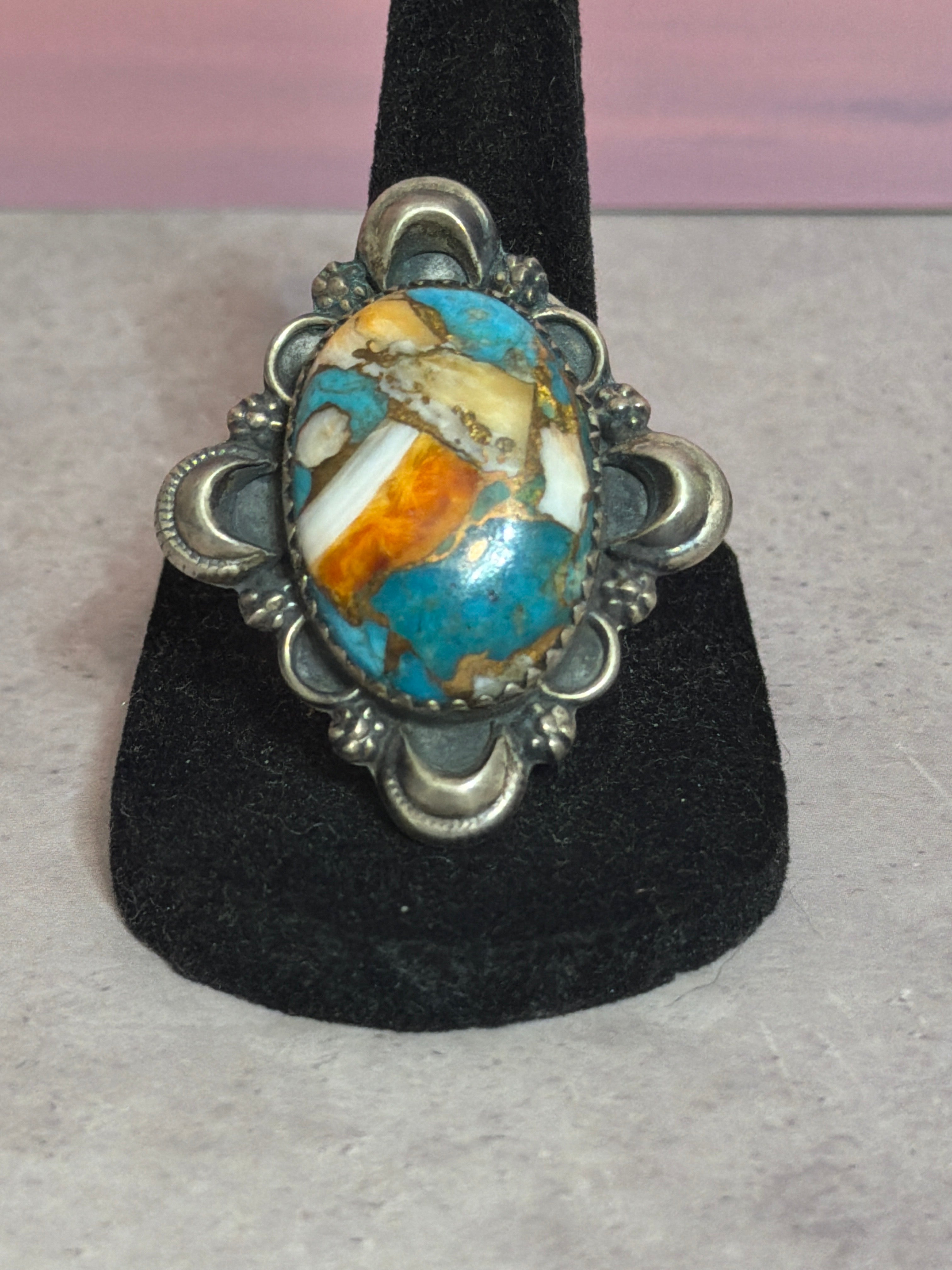 Spiny Turquoise Ring