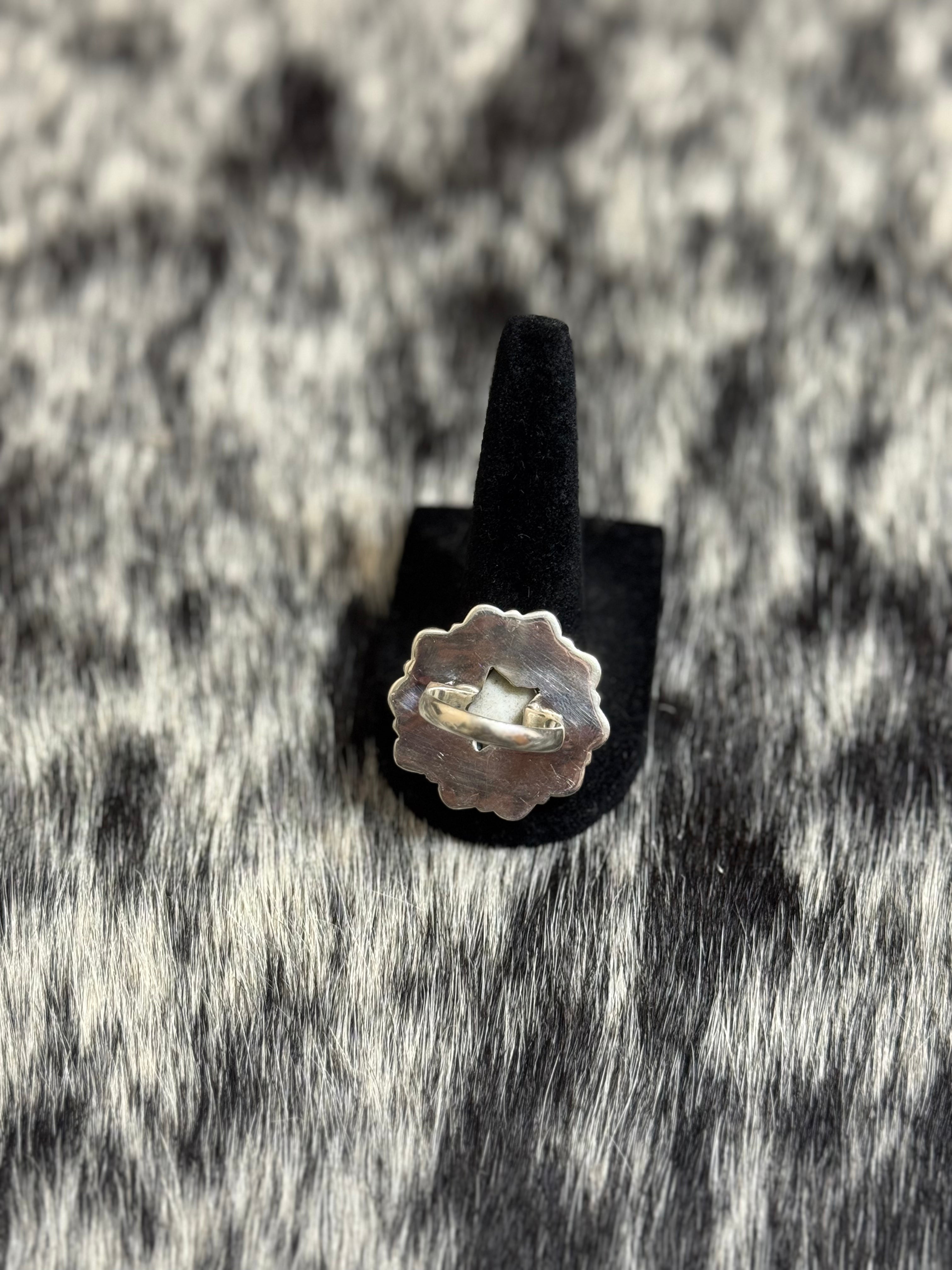 Cotton Candy & onyx cluster