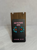 Coral & Turquoise Studs