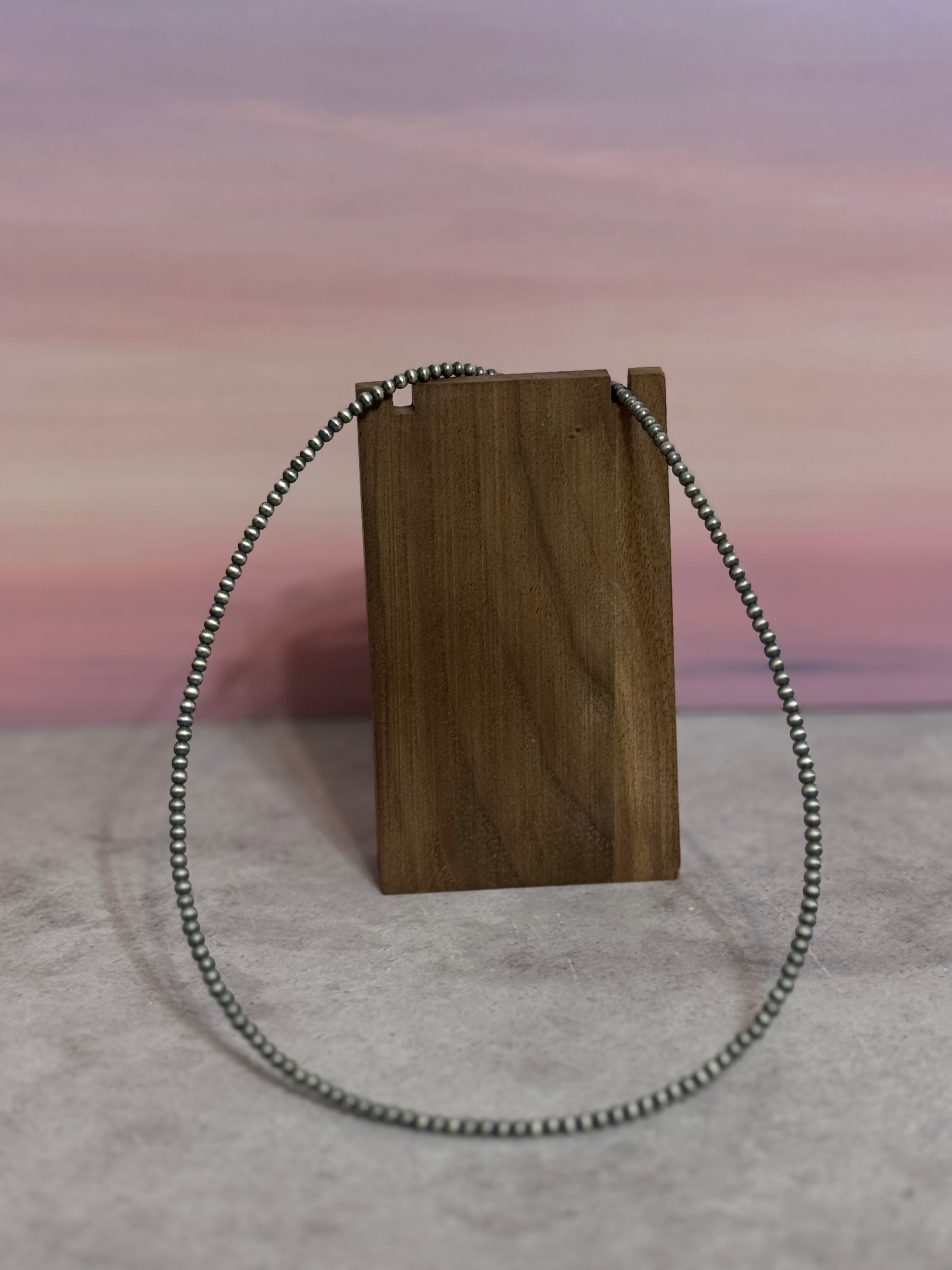 3mm 22-24” sterling pearls