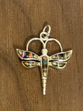 Inlay Dragonfly Pendant