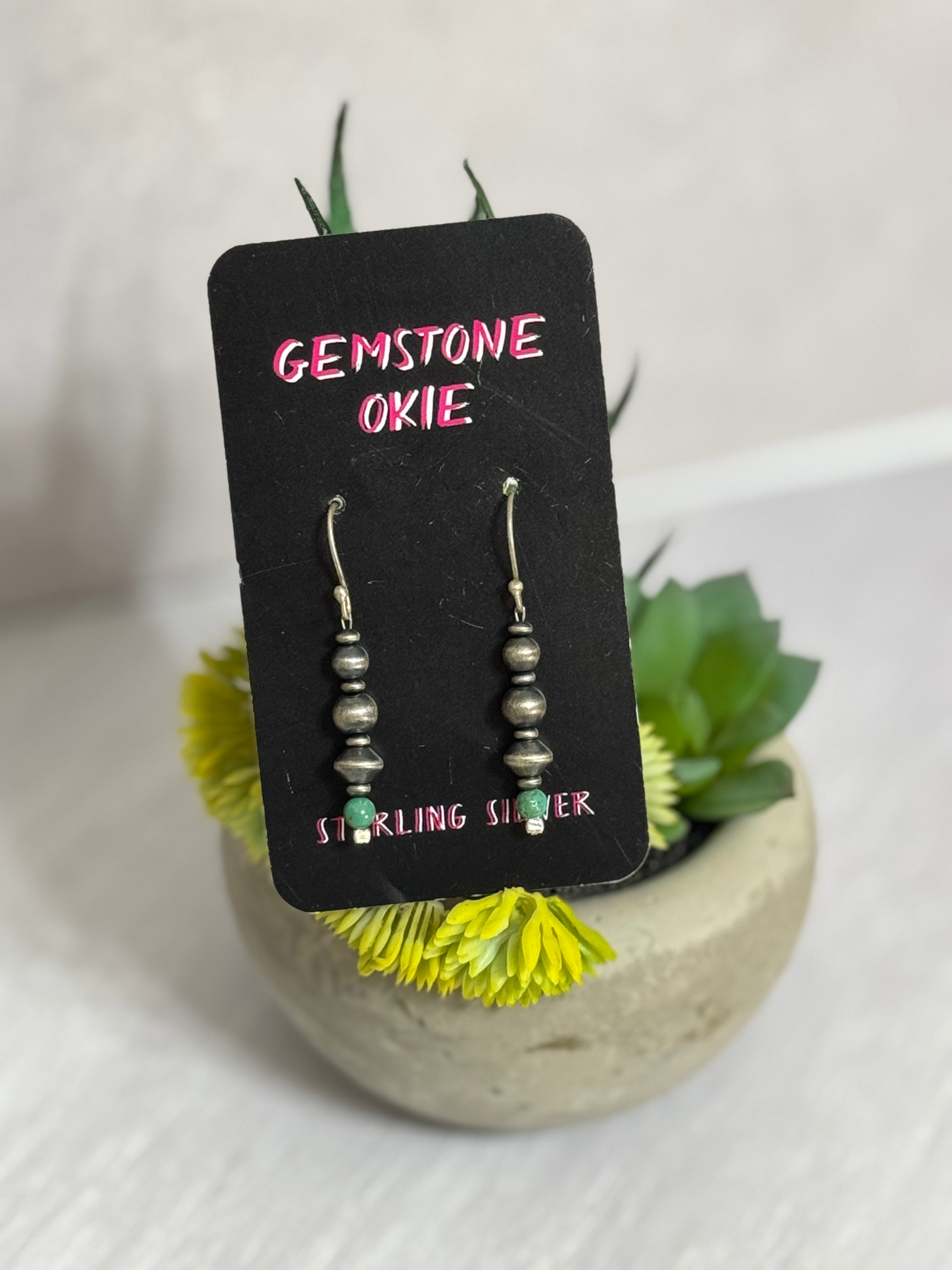 Sterling pearl earrings