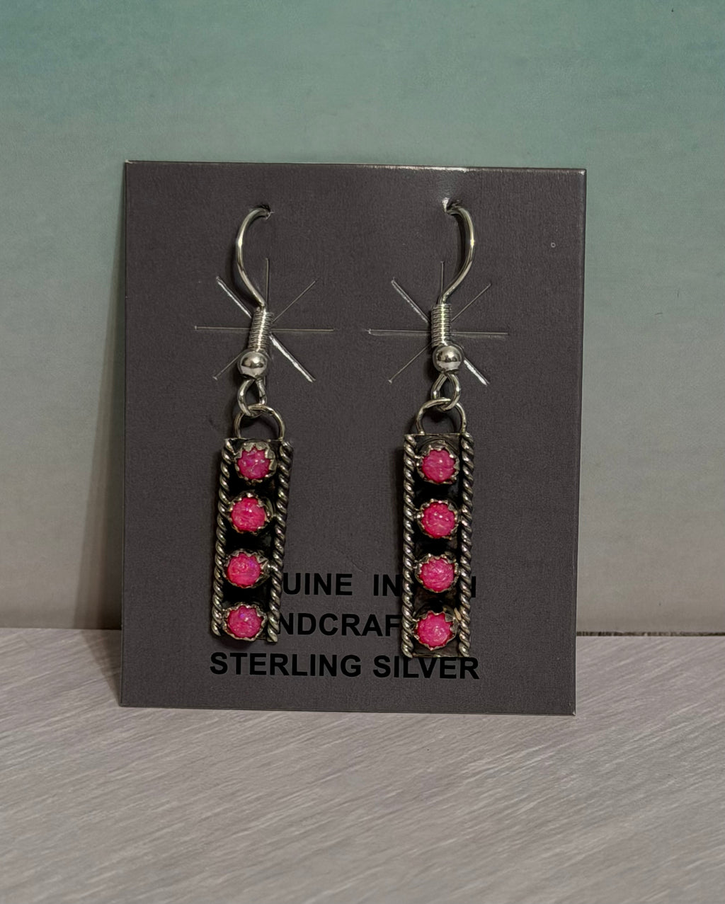 Pink Opal Dangles