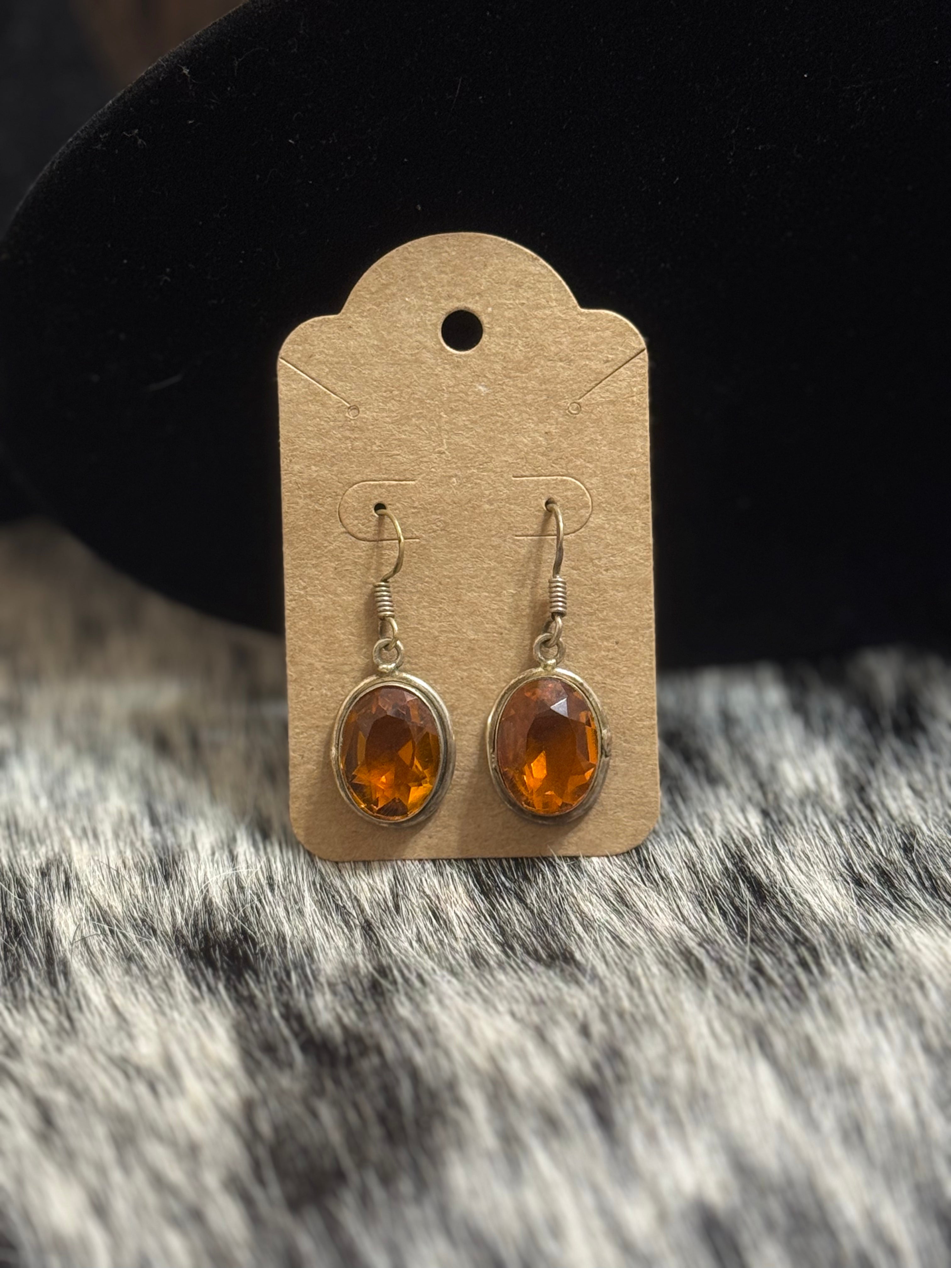 Amber Earrings
