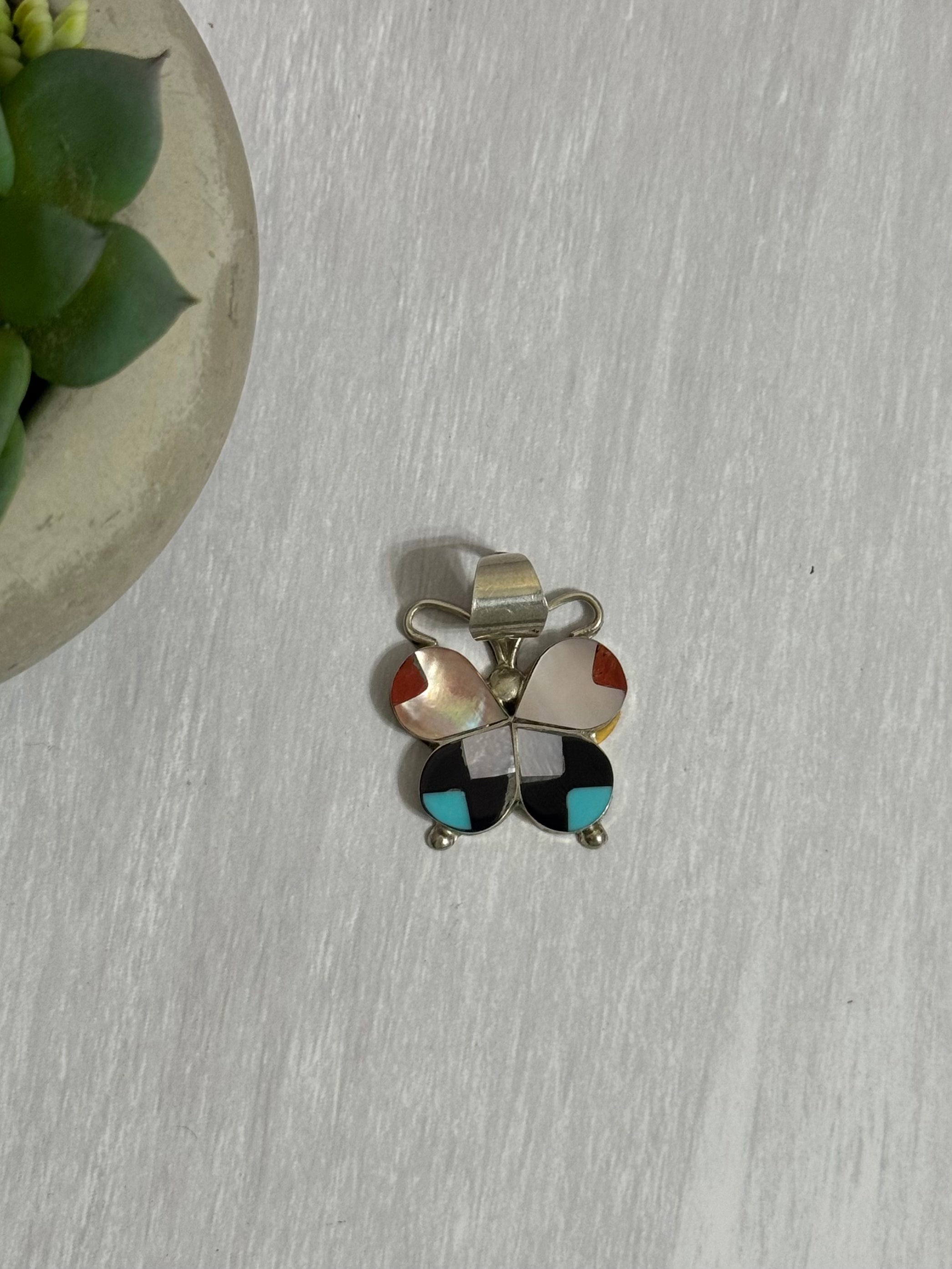 Native butterfly pendant