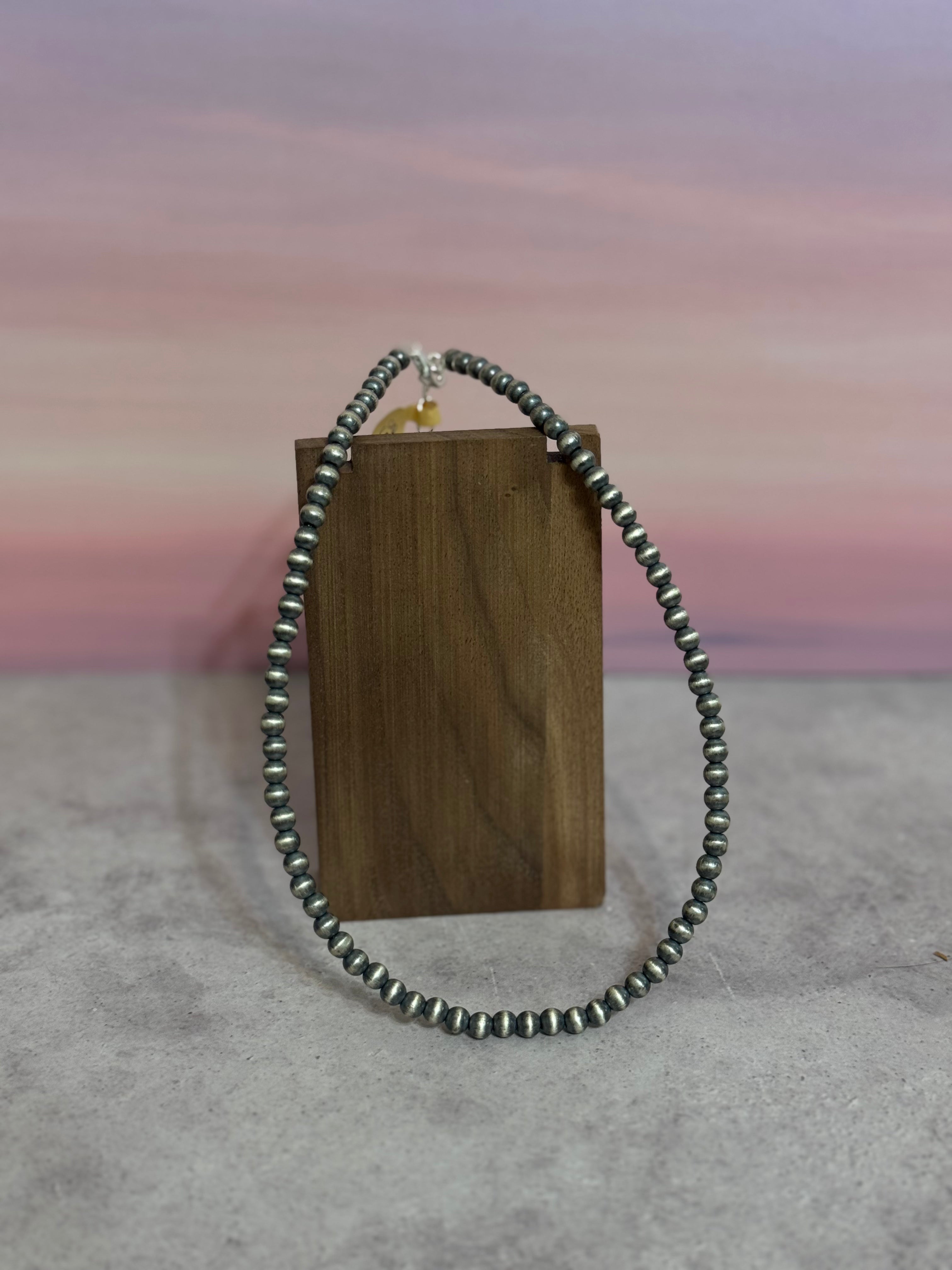 5mm 14-16” sterling pearls