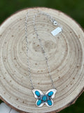 Turquoise Butterfly Necklace