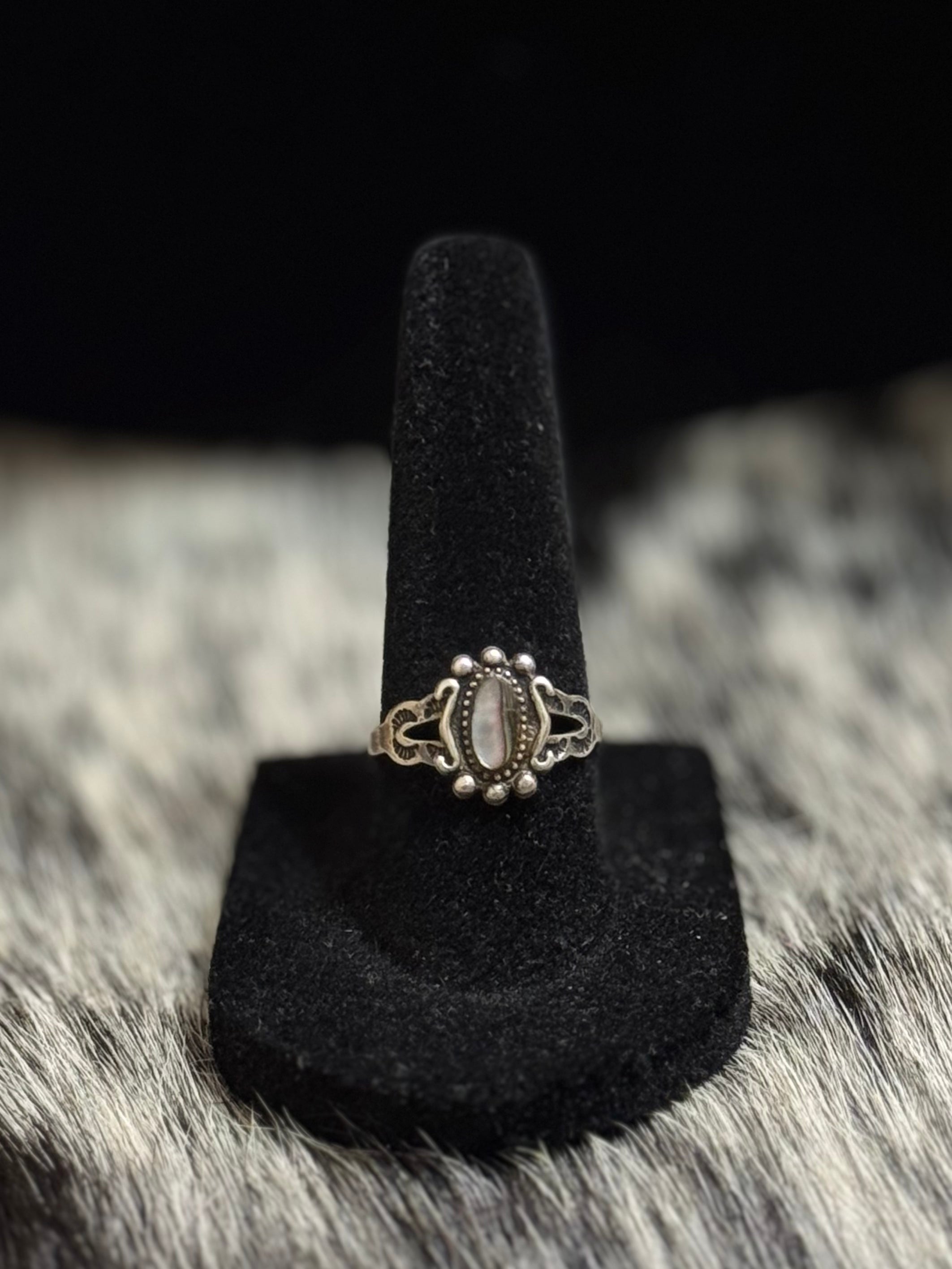 Vintage abalone ring