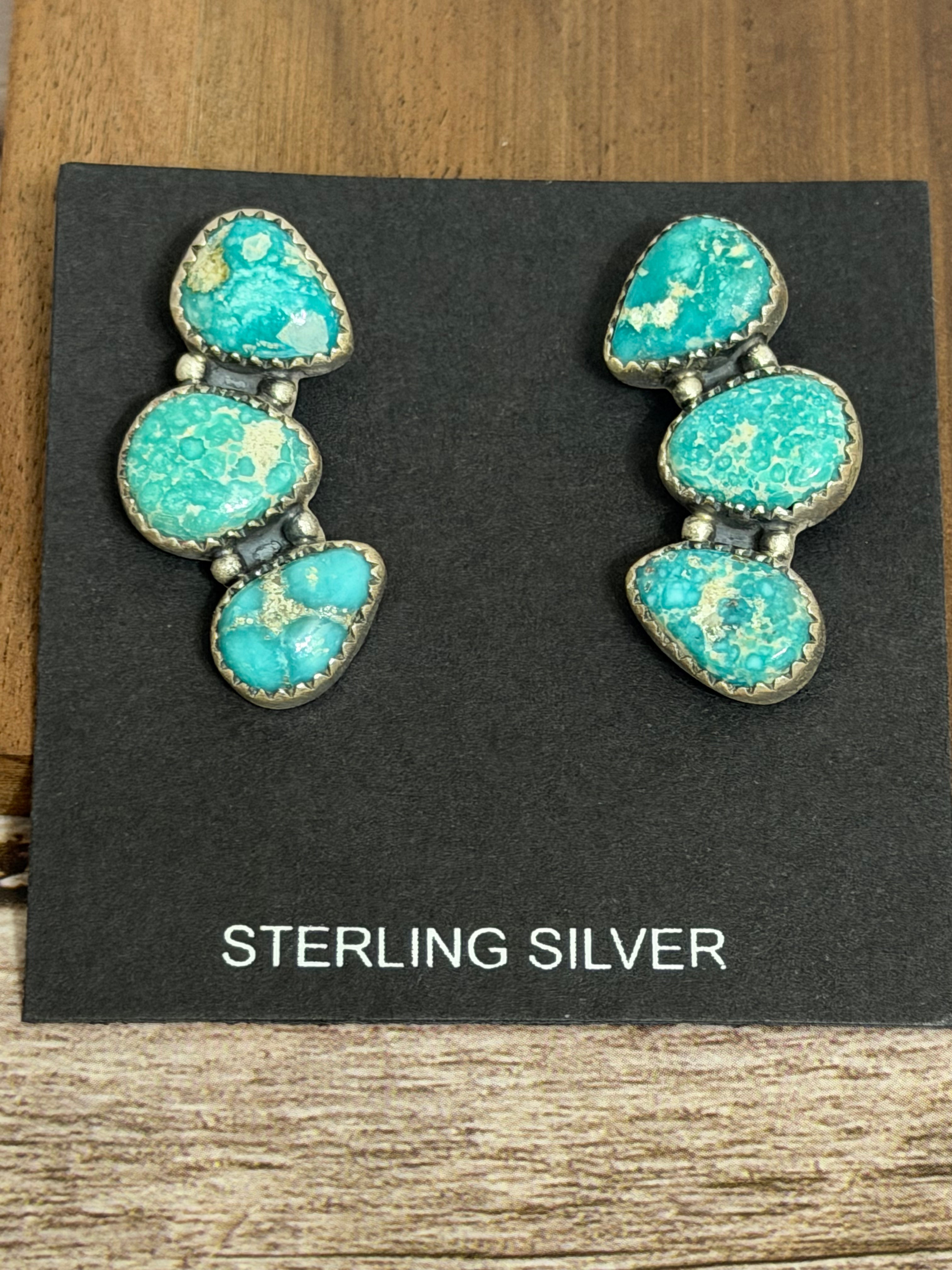 Whitewater Turquoise Earrings