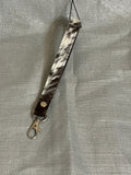 Cowhide Keychain Wristlet