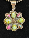 Palomino and Cotton Candy Pendant