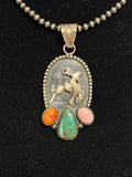Bucking Horse Pendant