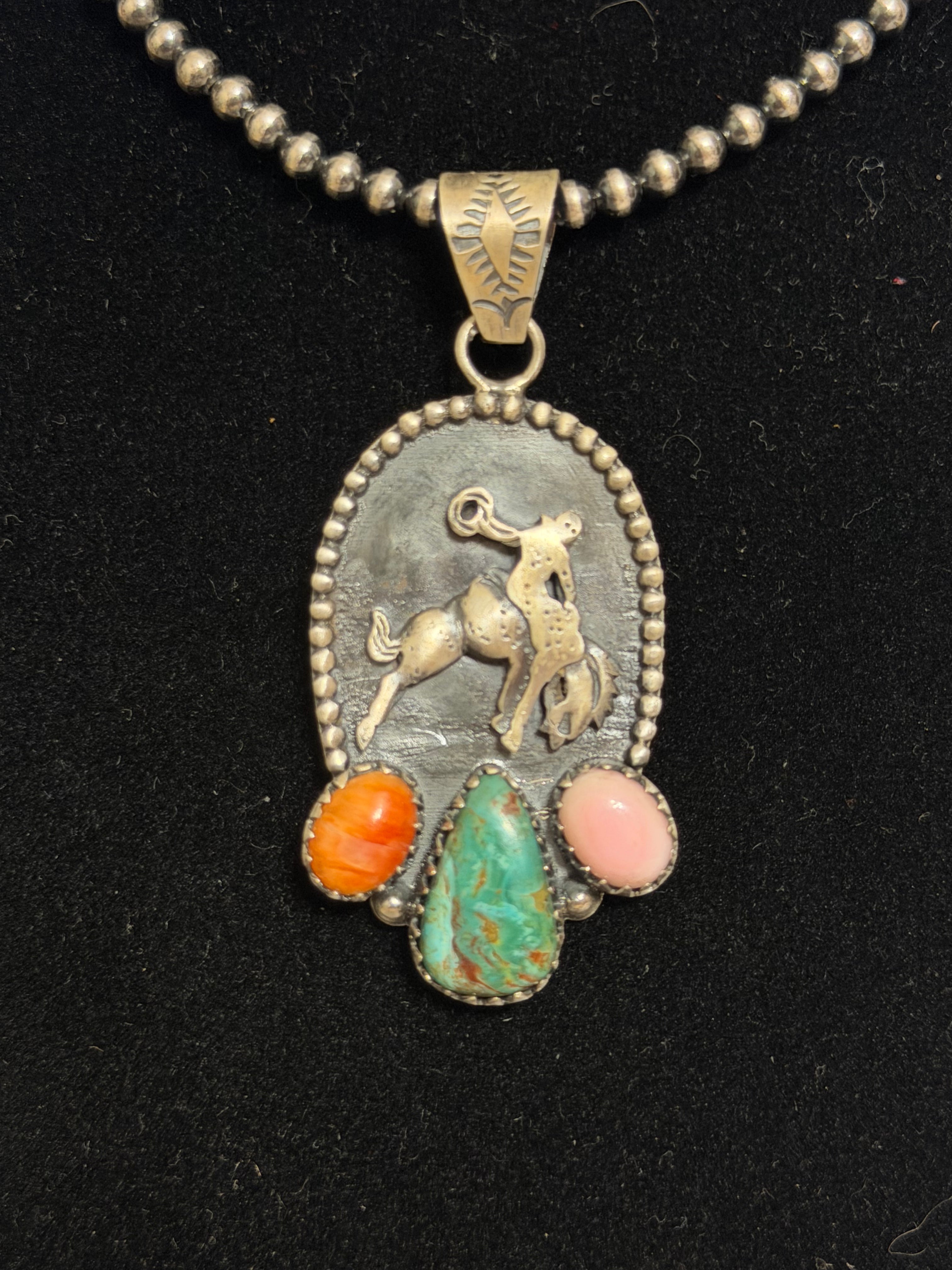 Bucking Horse Pendant
