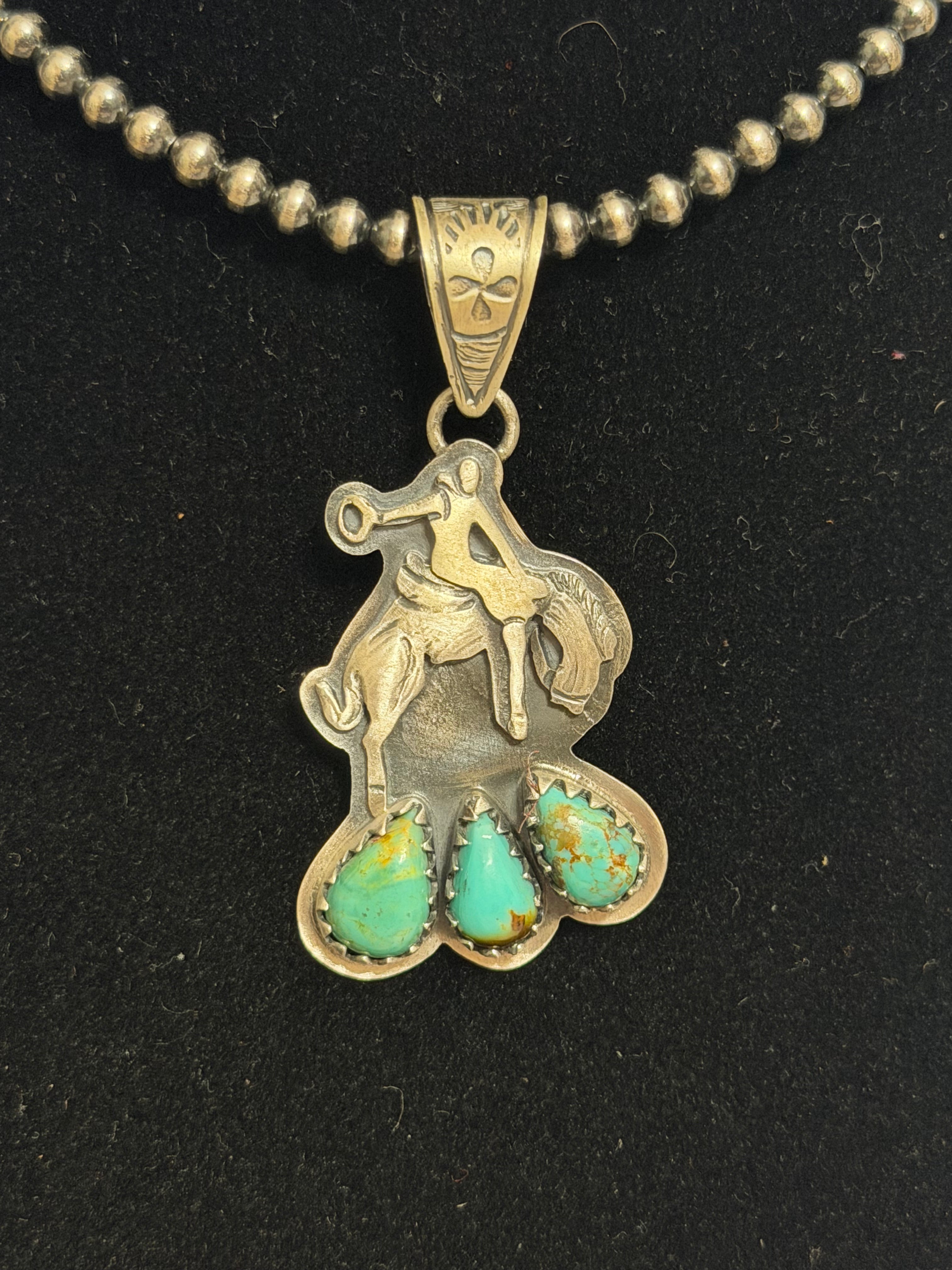 Bucking Horse Pendant