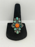 Spiny and turquoise Ring
