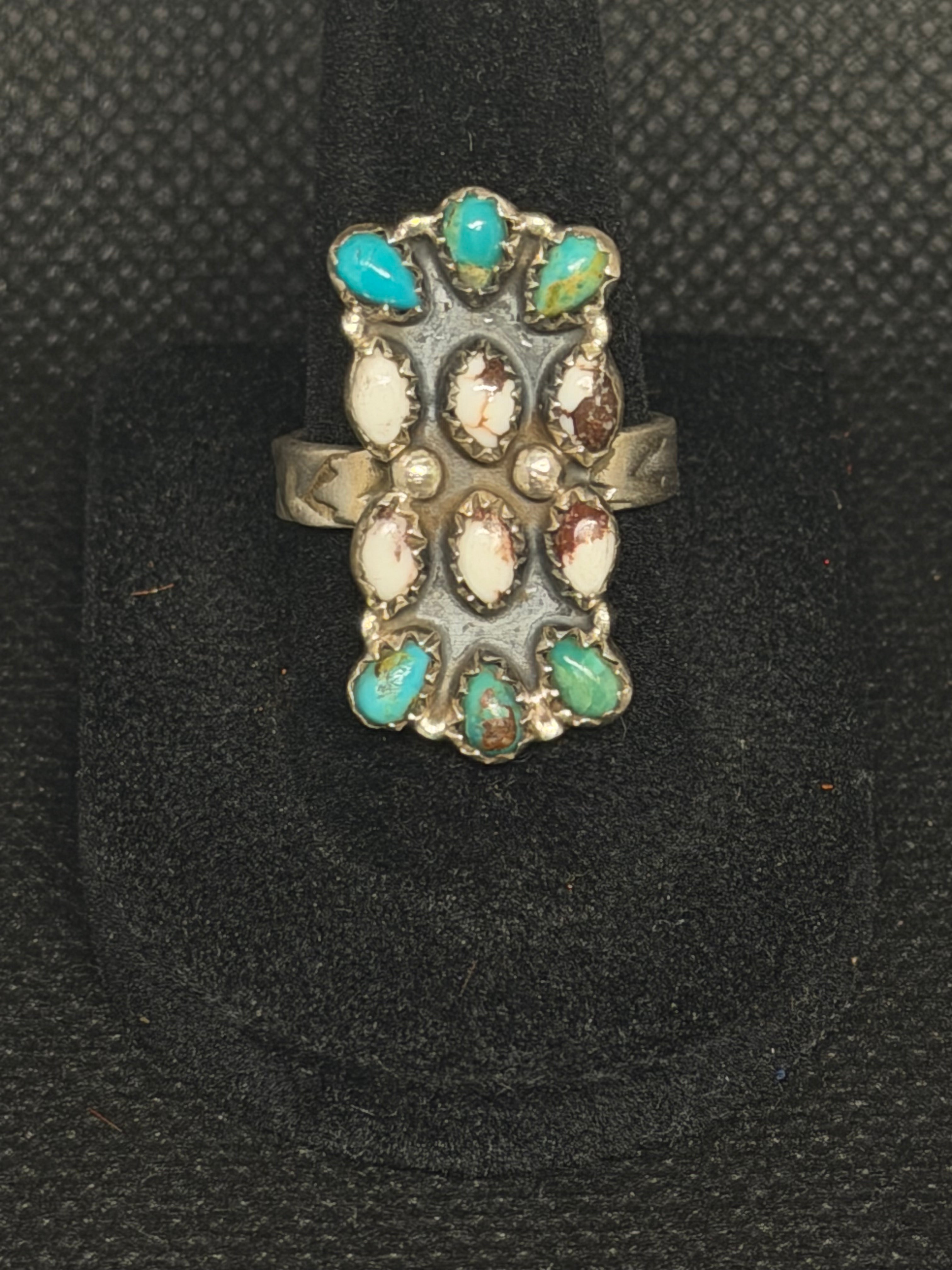 Wild Horse & Turquoise Ring