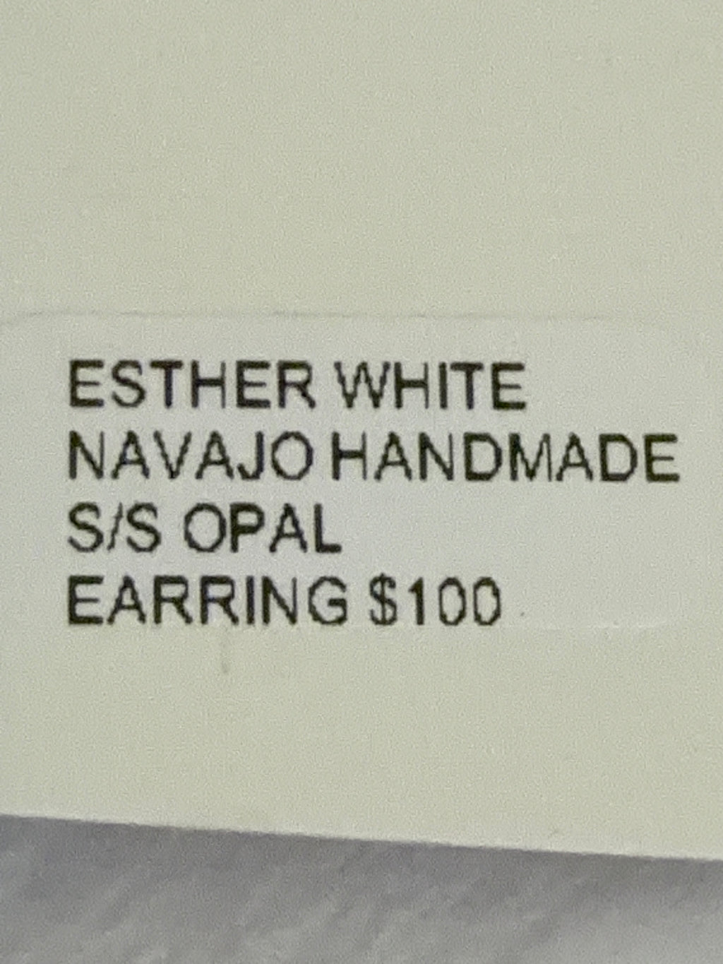 White Opal Dangles