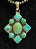 Turquoise Cluster Pendant