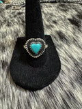 Turquoise Heart Ring