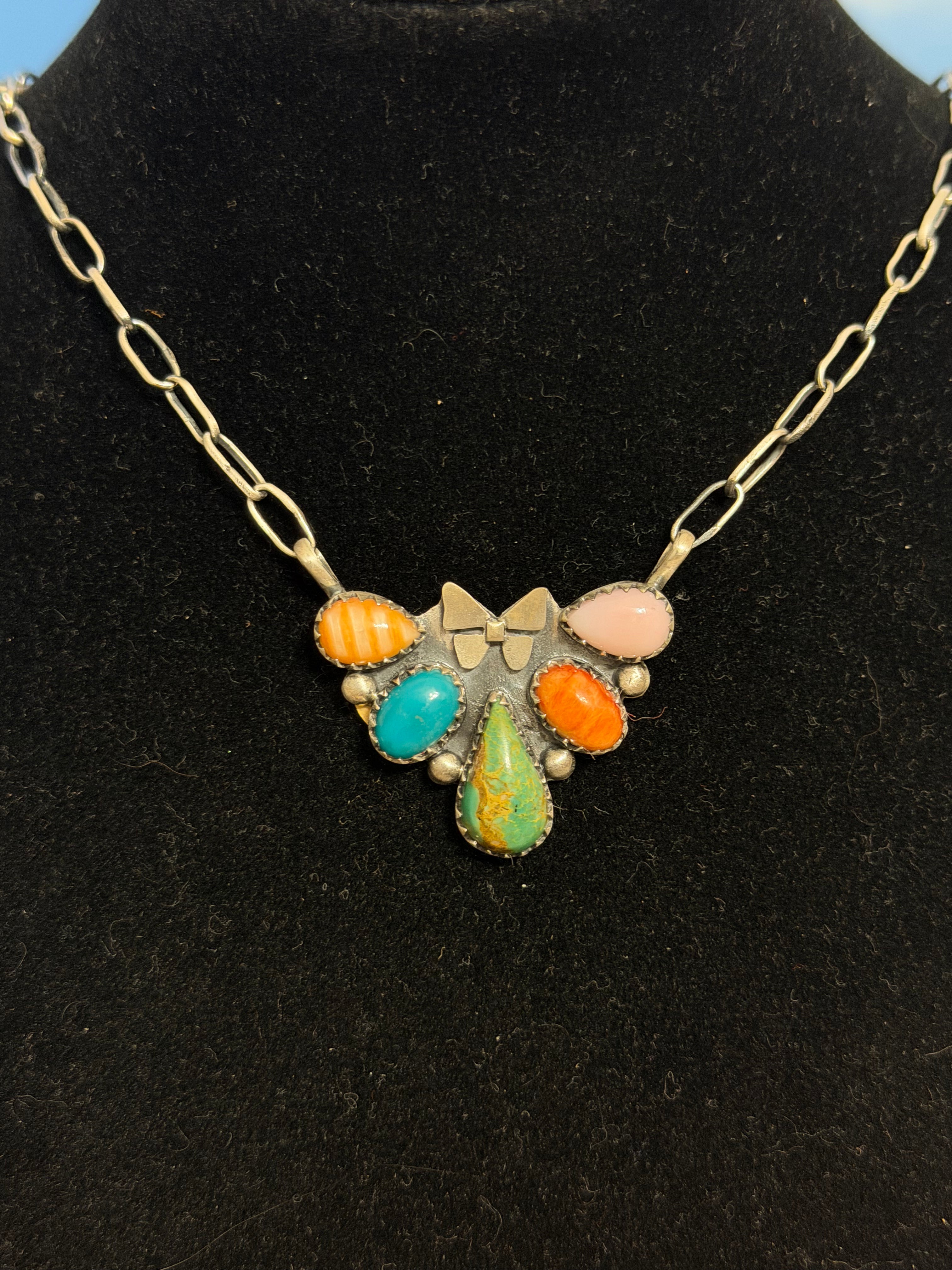 Multi-stone necklace