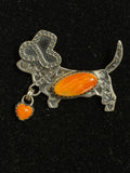 Weeny Dog w/Cowboy Hat Pendant
