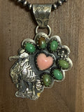 Cowboy and Bronc Pendant