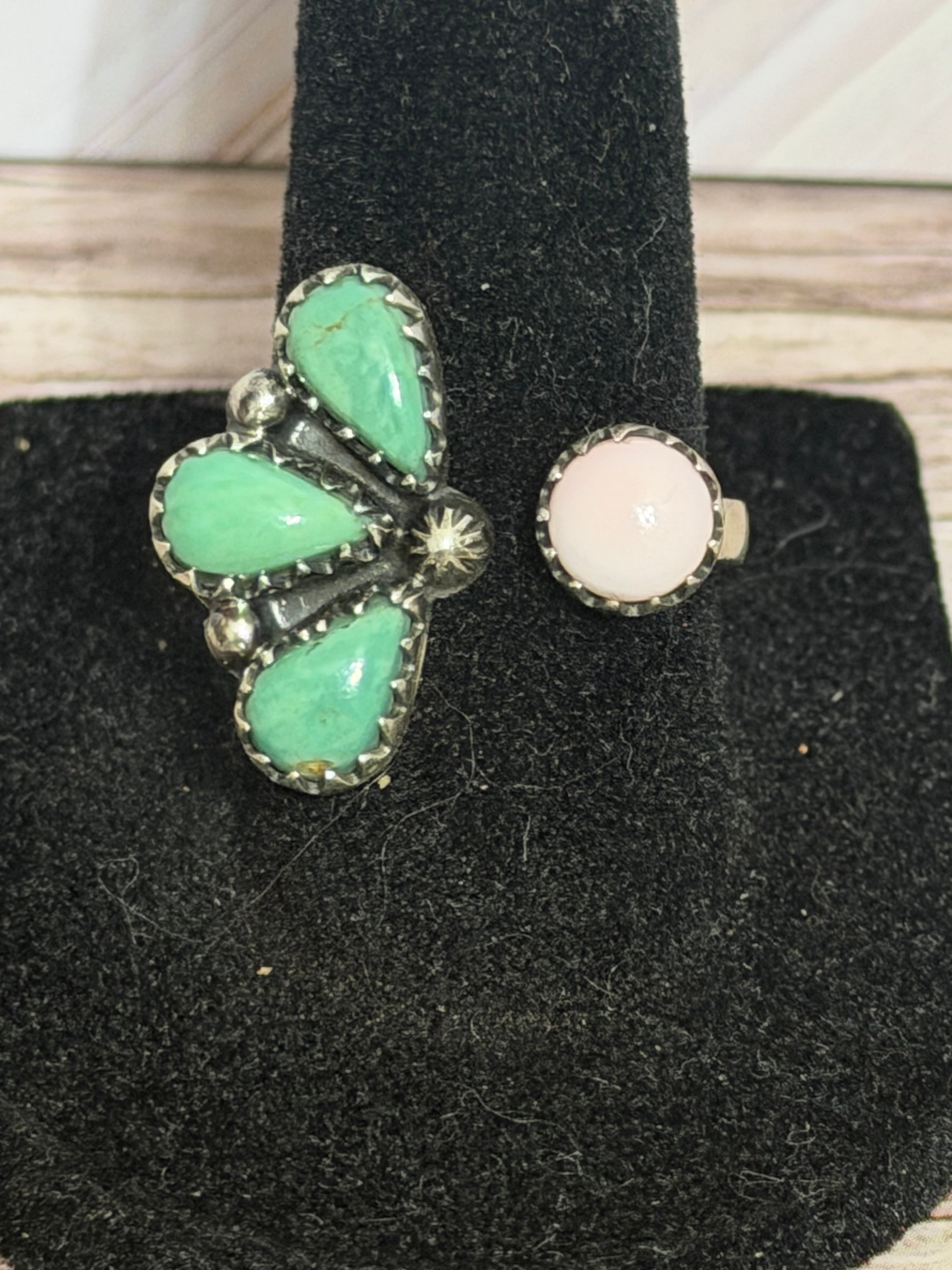 Turquoise & Pink Conch