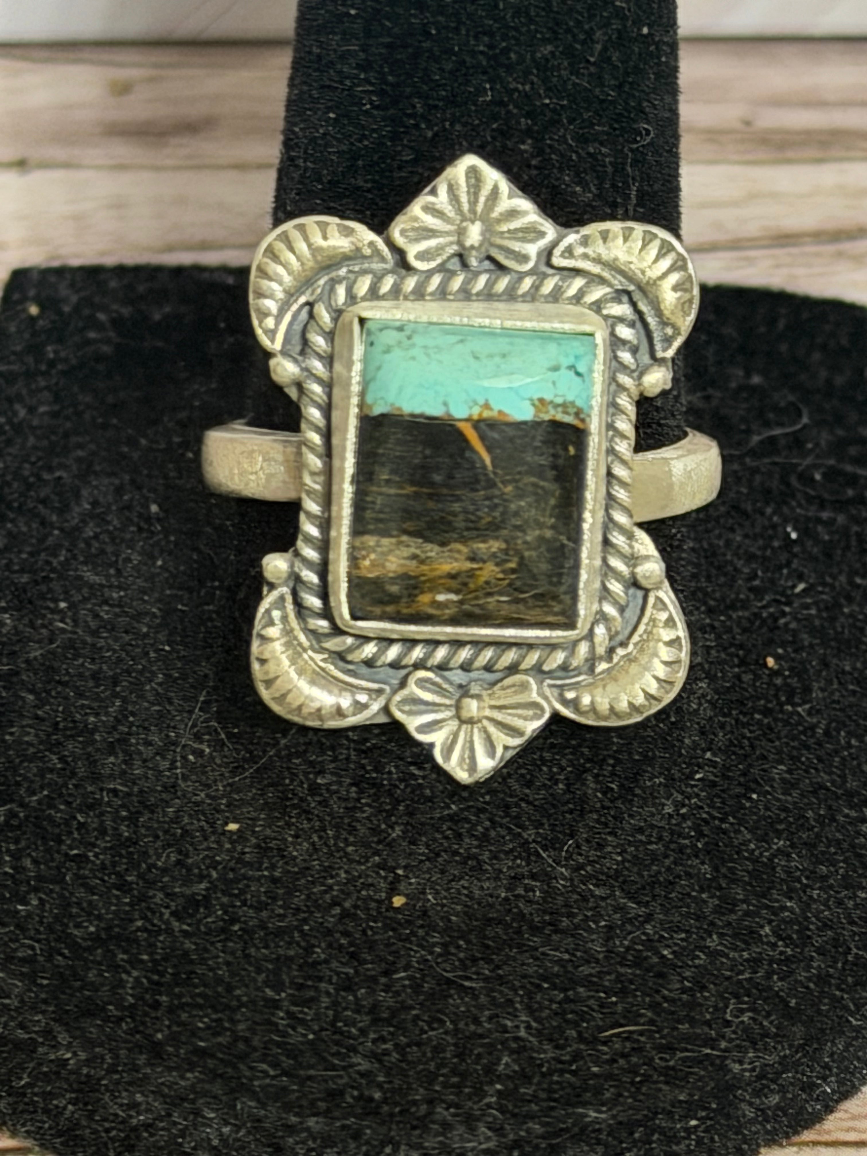 Blackjack Turquoise Ring