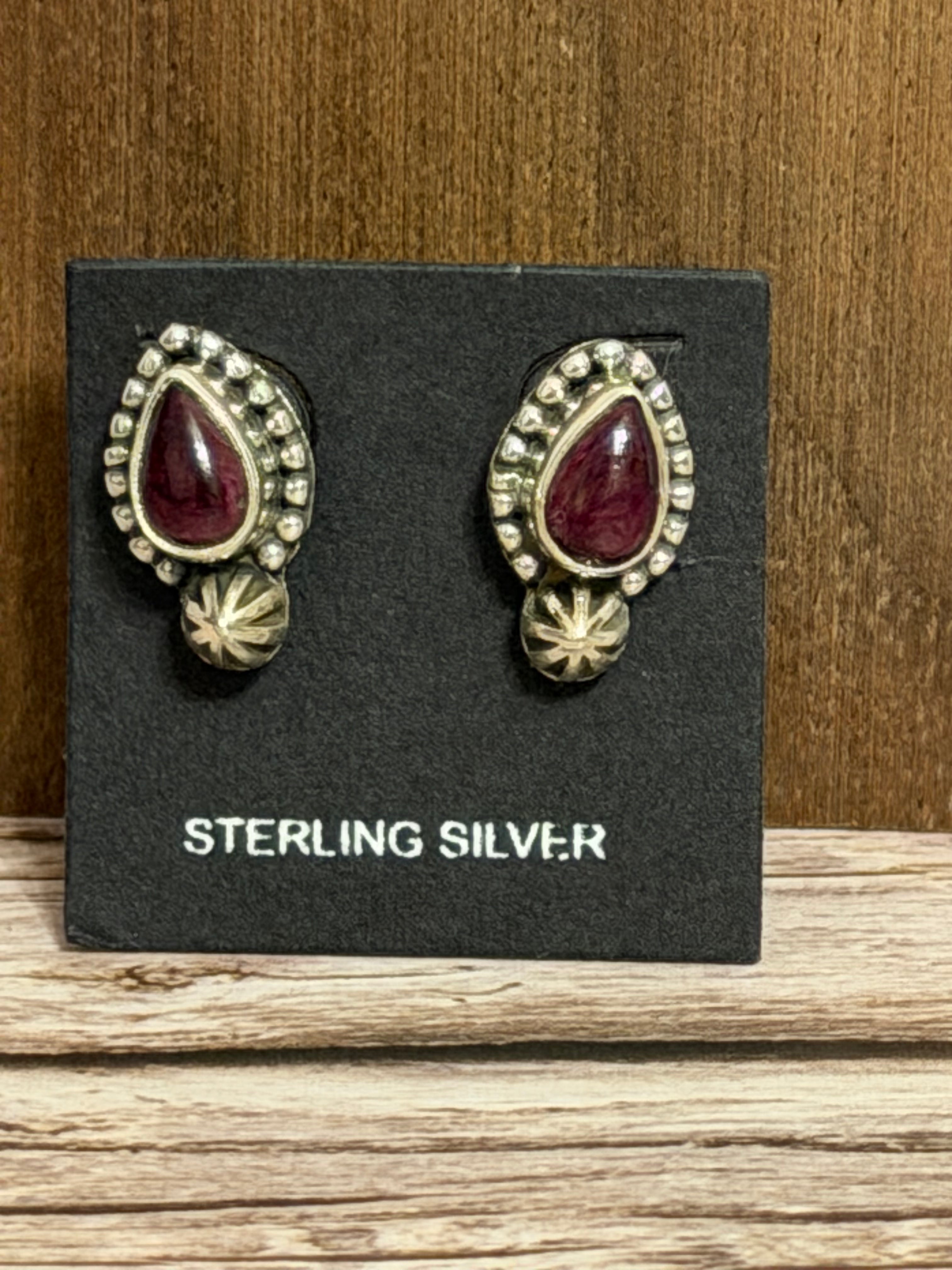 Purple Spiny Studs