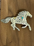 Horse w/cactus Pendant